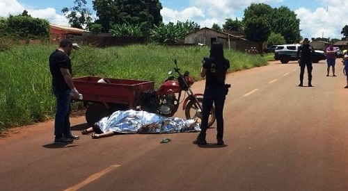 Motociclista é executado dez tiros em bairro de Ponta Porã