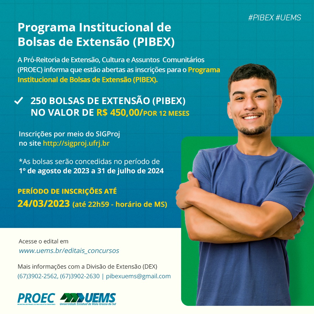 Programa Institucional de Bolsas de Extensão Universitária (PIBEX)